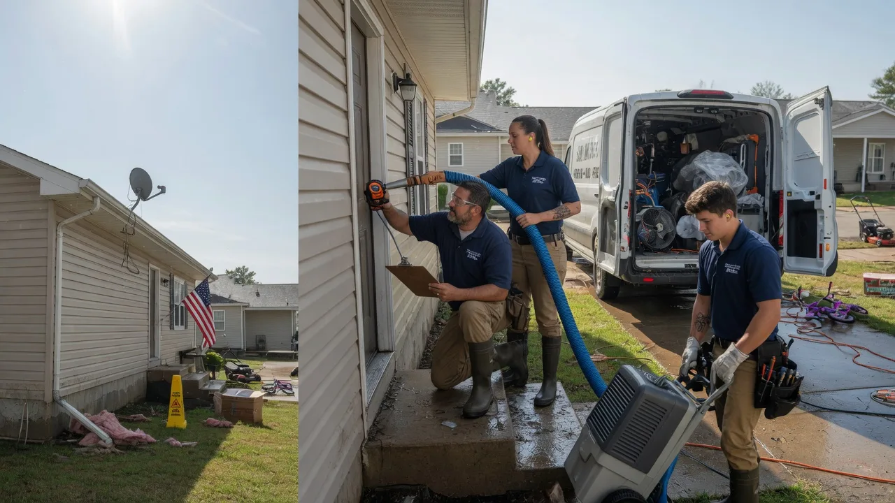 Ceiling Water Damage Restoration in Dunlap, CA near me